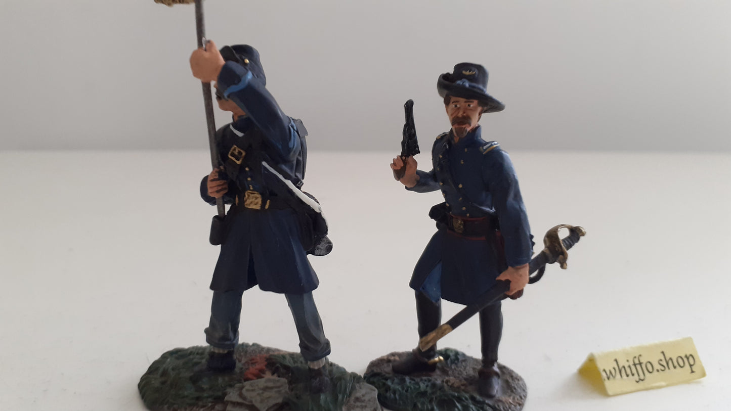 Britains 17662 Union Acw  Flag frock coats Command 2007 1:32 metal S534