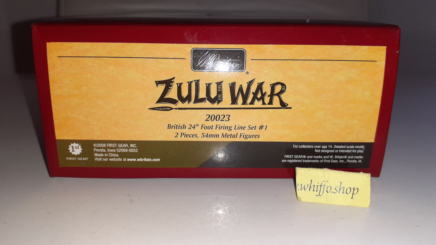 Britains 20023 Zulu wars 24th foot 1:32 Firing Line boxed 2003 s7