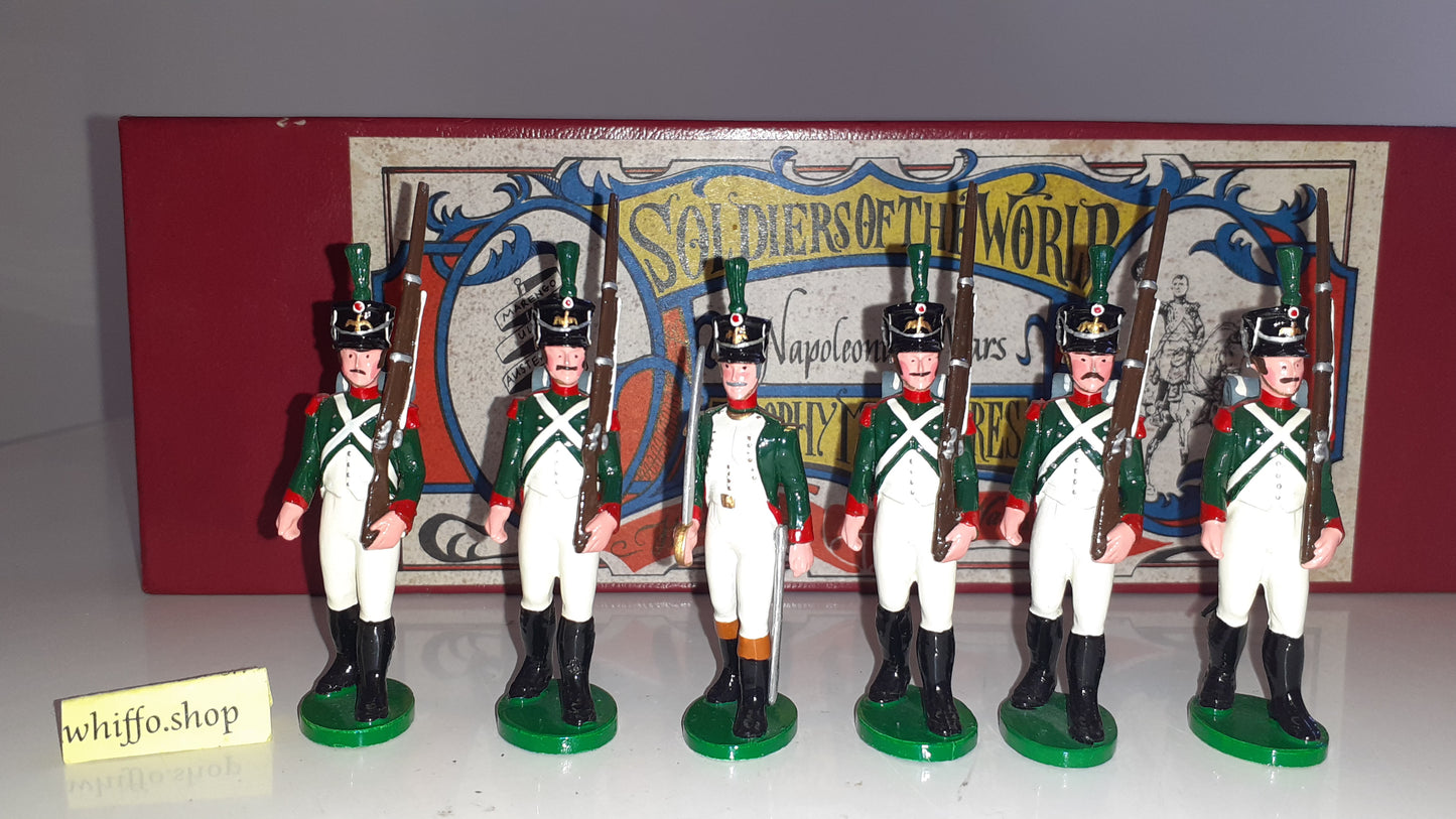 trophy miniatures 1991 Npia4 Velite Chasseurs Guard Italy Napoleon 1:32 Box S255
