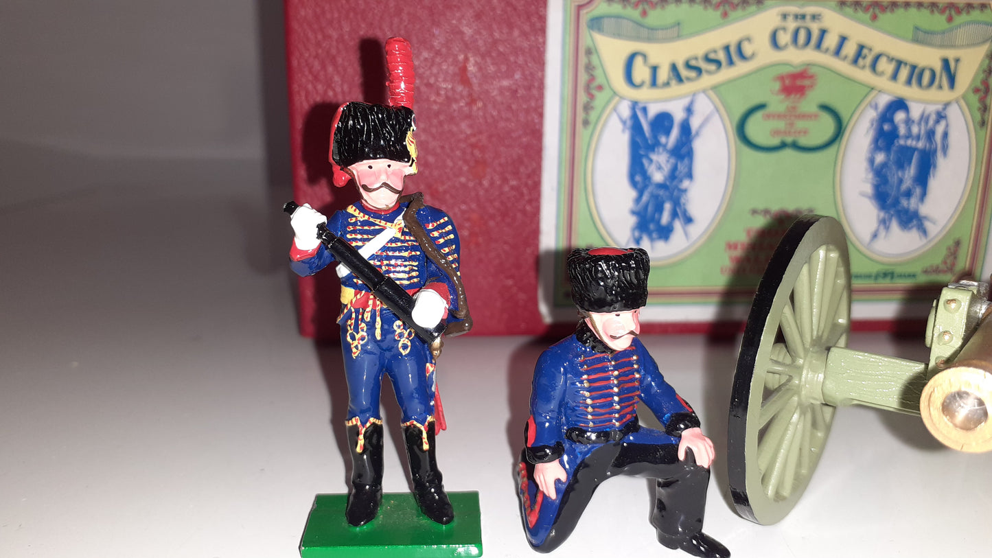 Early trophy miniatures 1991 Napoleonic War French Horse Artillery Eq57 1:32 box s2