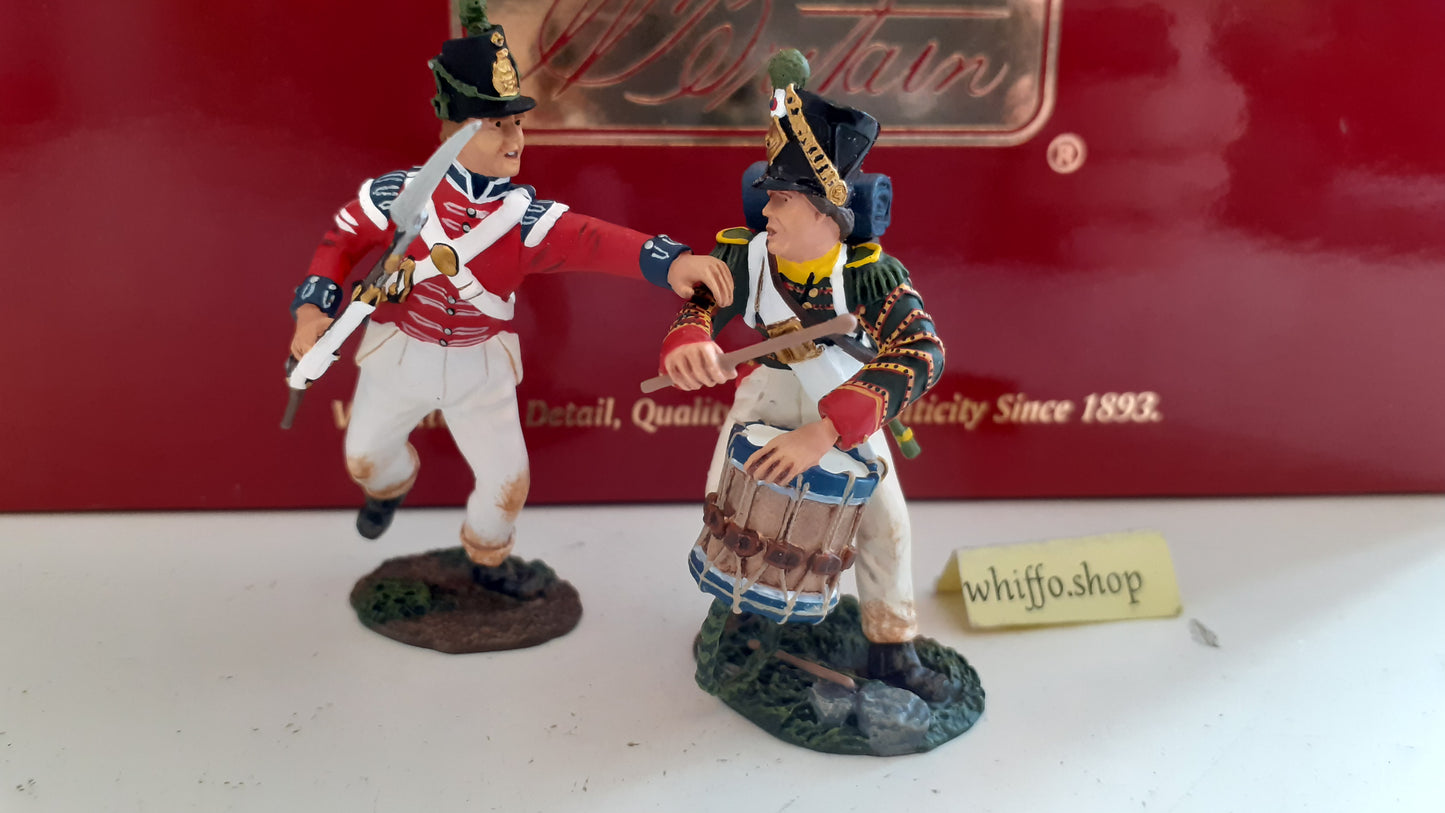 britains 17884 drummer  napoleonic hougoumont Waterloo coldstream 2007 box s533
