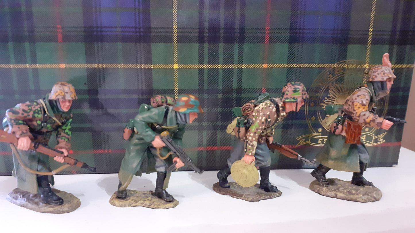 king and country wss48 wss048 ww2 german advancing 1:30 metal boxed 2003