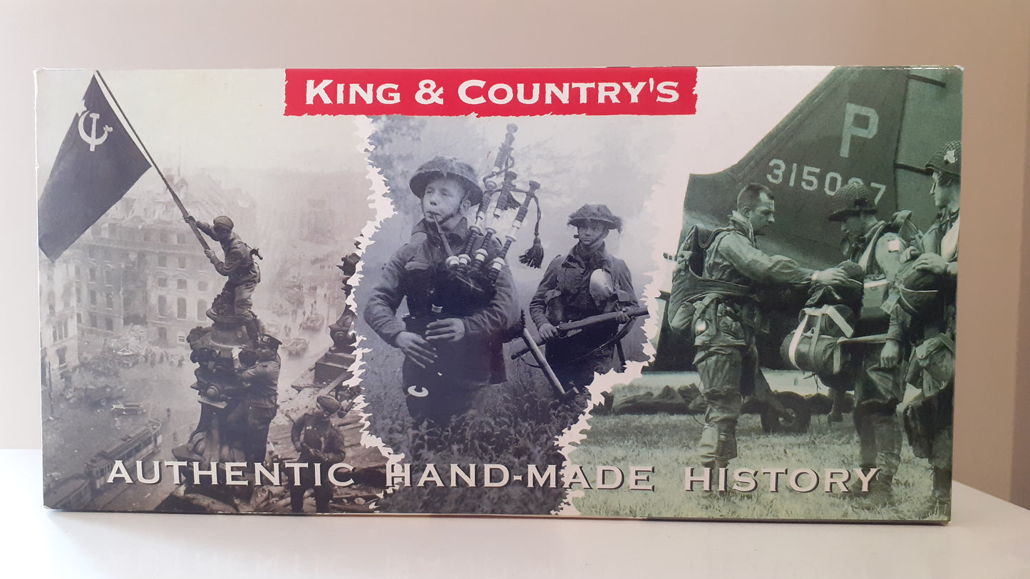 king and country ak16 ak016 ww2 german afrika korps 1:30 metal boxed 2002