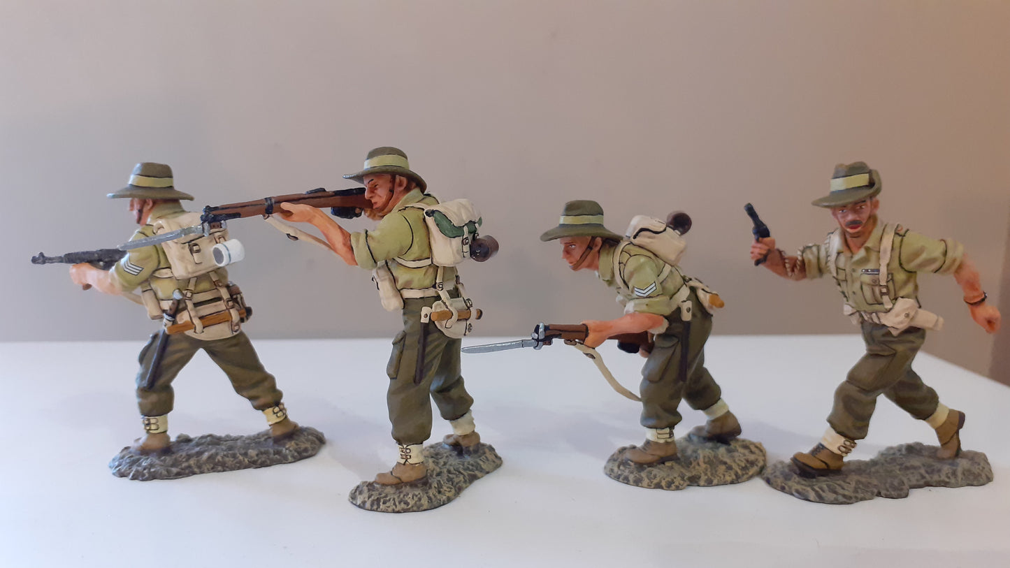 king and country ea03 ea003 8th army desert rats Australian 1:30 metal box 2002