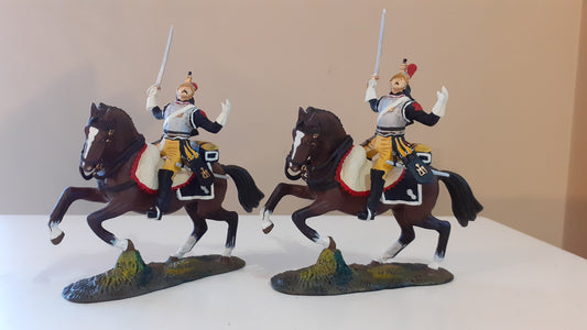 Britains 41162 French cavalry cuirassiers wound Napoleonic waterloo boxed 1:32