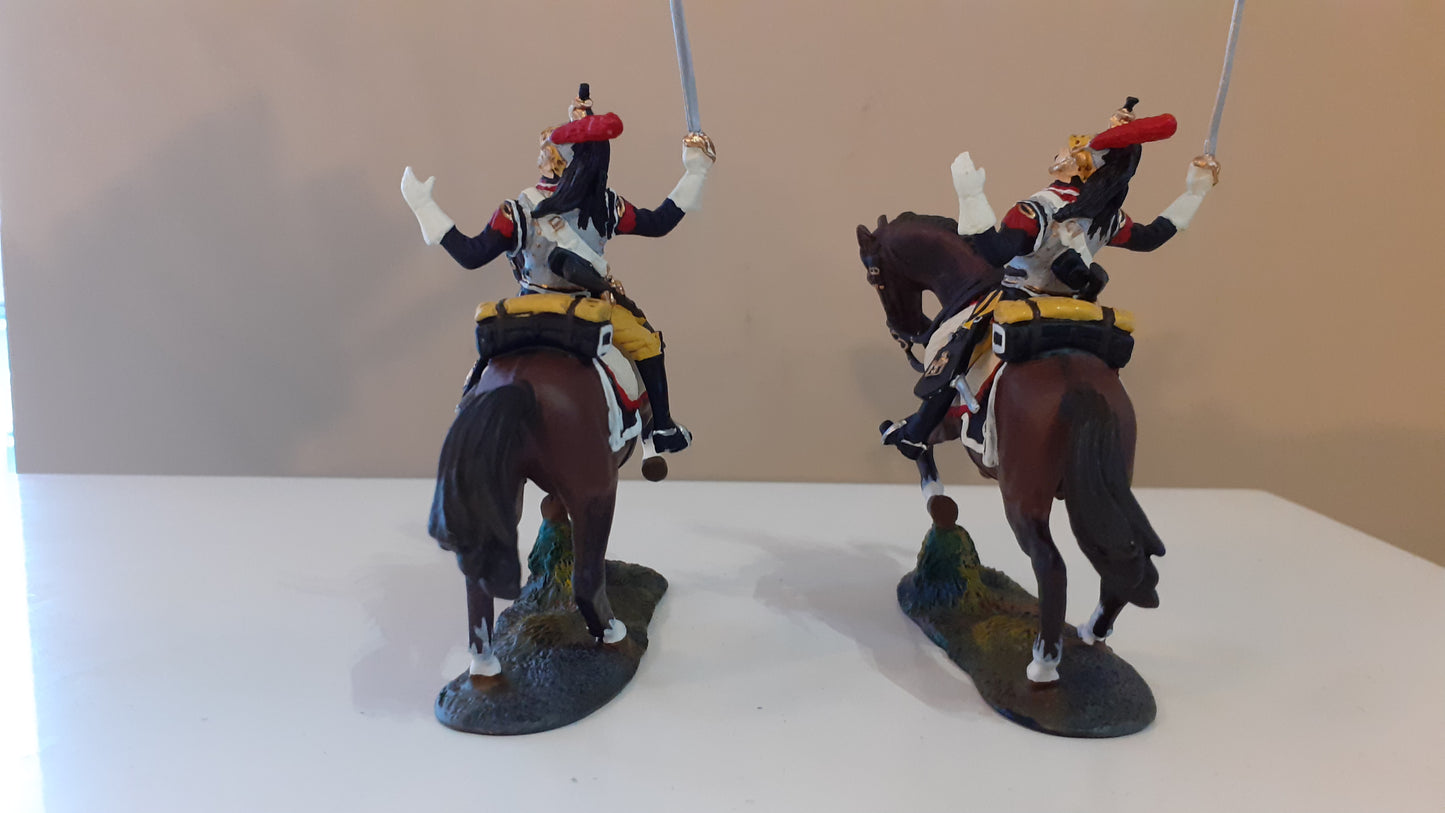 Britains 41162 French cavalry cuirassiers wound Napoleonic waterloo boxed 1:32