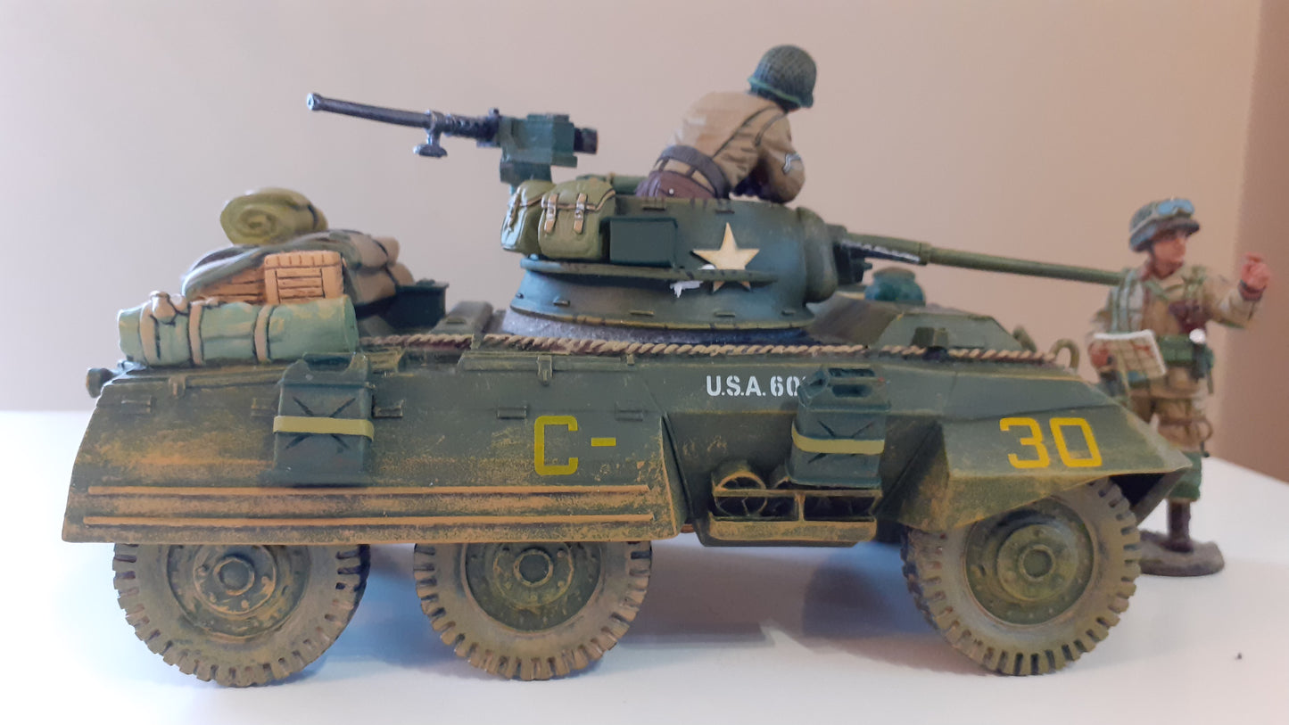 King and country ww2 dd38 dd038 m8 greyhound d-day +3 figs boxed