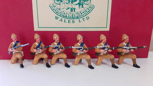 trophy miniatures early 1991 kneeling York lancs marines camel 1:32 metal boxed