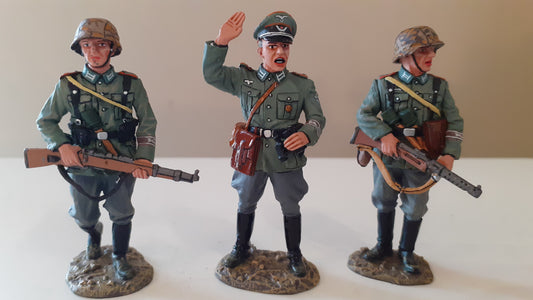 king and country fob044 ww2 german infantry polizei 1:30 metal boxed 2002