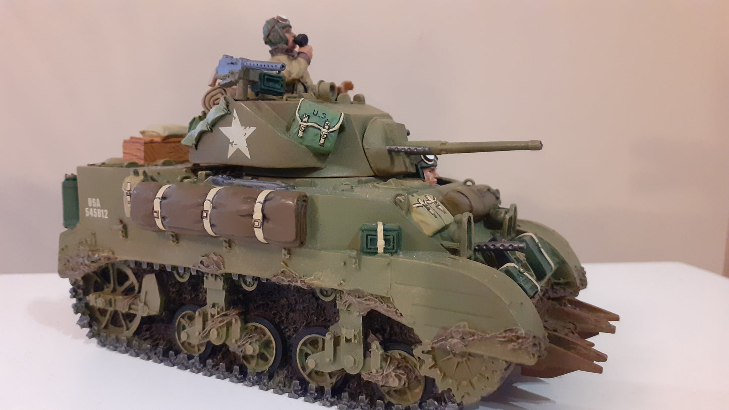 King and country Ww2 us army m5 light stuart tank 1:30  dd067 wdb