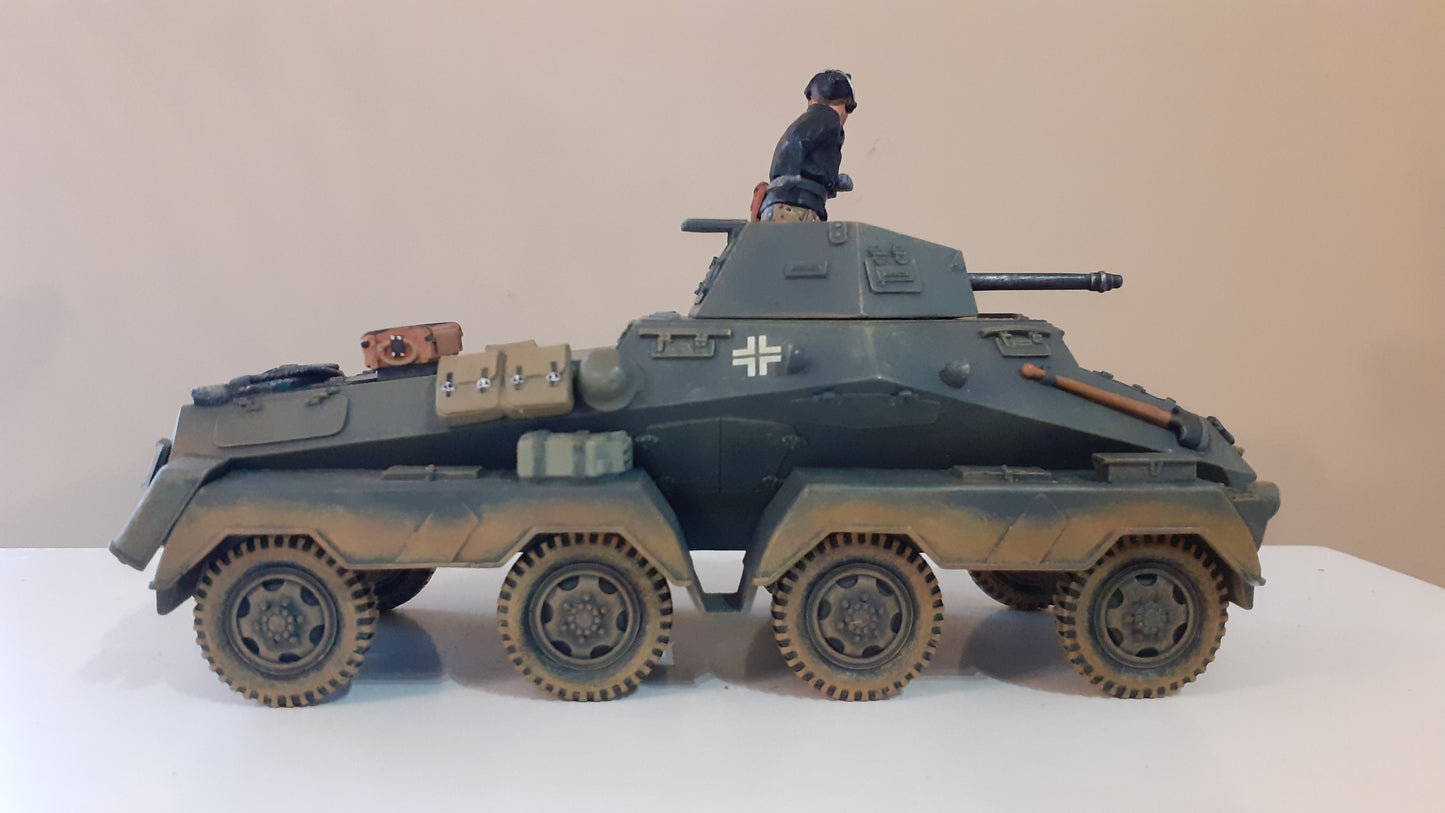 King and country Ww2 german sdkfz panzer armoured car tank 1:30  ws037 s3