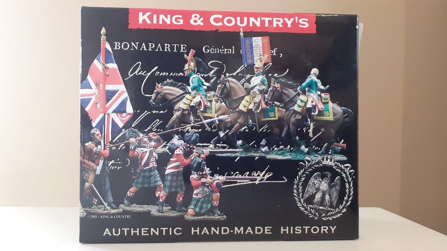 king and country NA208 gordon highlanders mounted major