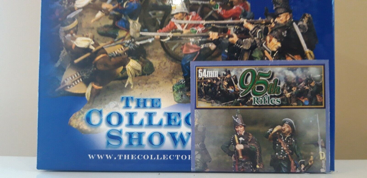 Collectors  showcase waterloo  Napoleonic hougoumont 95th rifles boxed cs00321