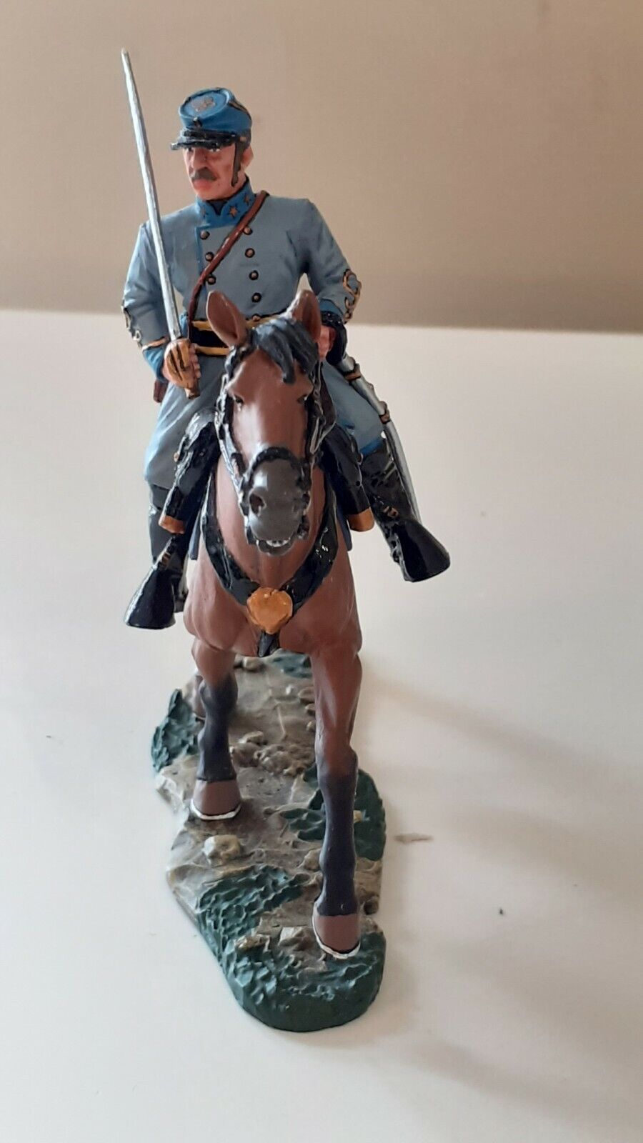 King and country acw confederate officer mounted cavalry boxed 1:30 wrdb cw13