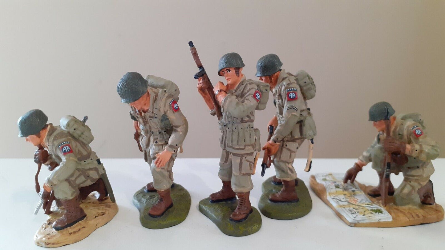 Britains 17461 ww2 505th airborne paras seize the day 2003 d-day 1:32 metal