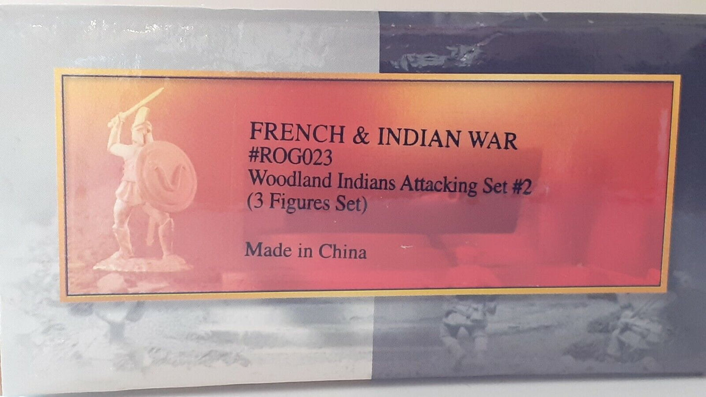 Conte french Indian wars rog023 Rogers rangers woodland indian metal boxed alamo