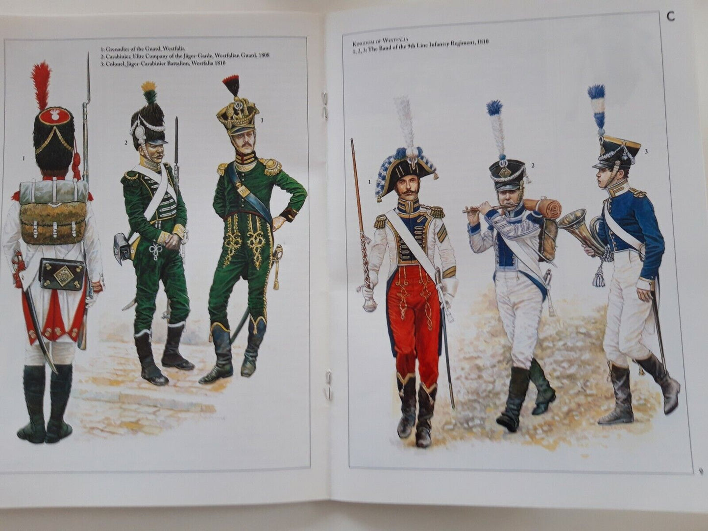 Del prado napoleon at war 59 waterloo 1:30 westfalian infantry mib book