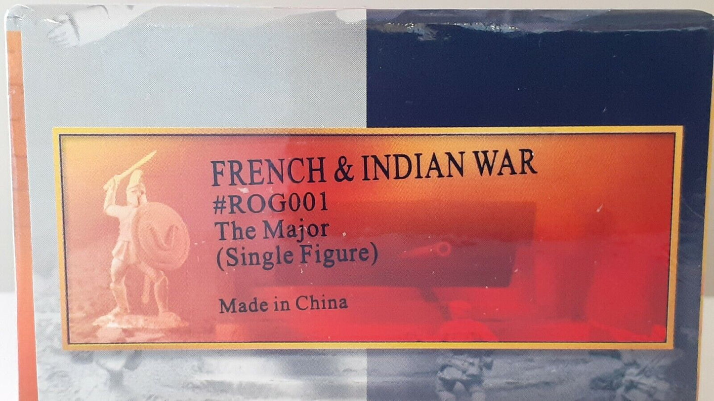 Conte french Indian wars rog001 Rogers rangers woodland indian metal boxed alamo