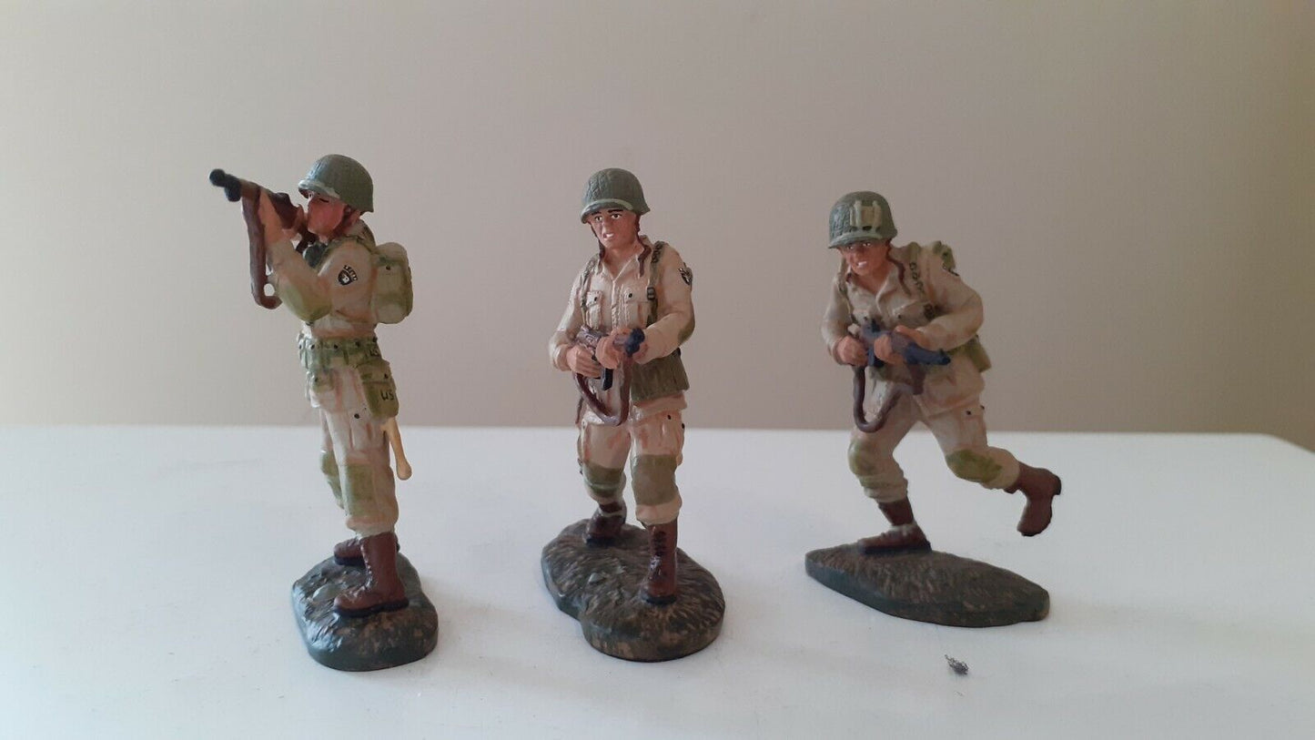 Britains 17420 ww2 101st airborne paratrooper paras metal boxed 1:32