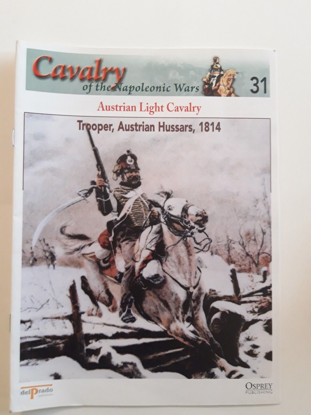 Del prado napoleonic war waterloo 1:32 cavalry austrian hussars   31 31