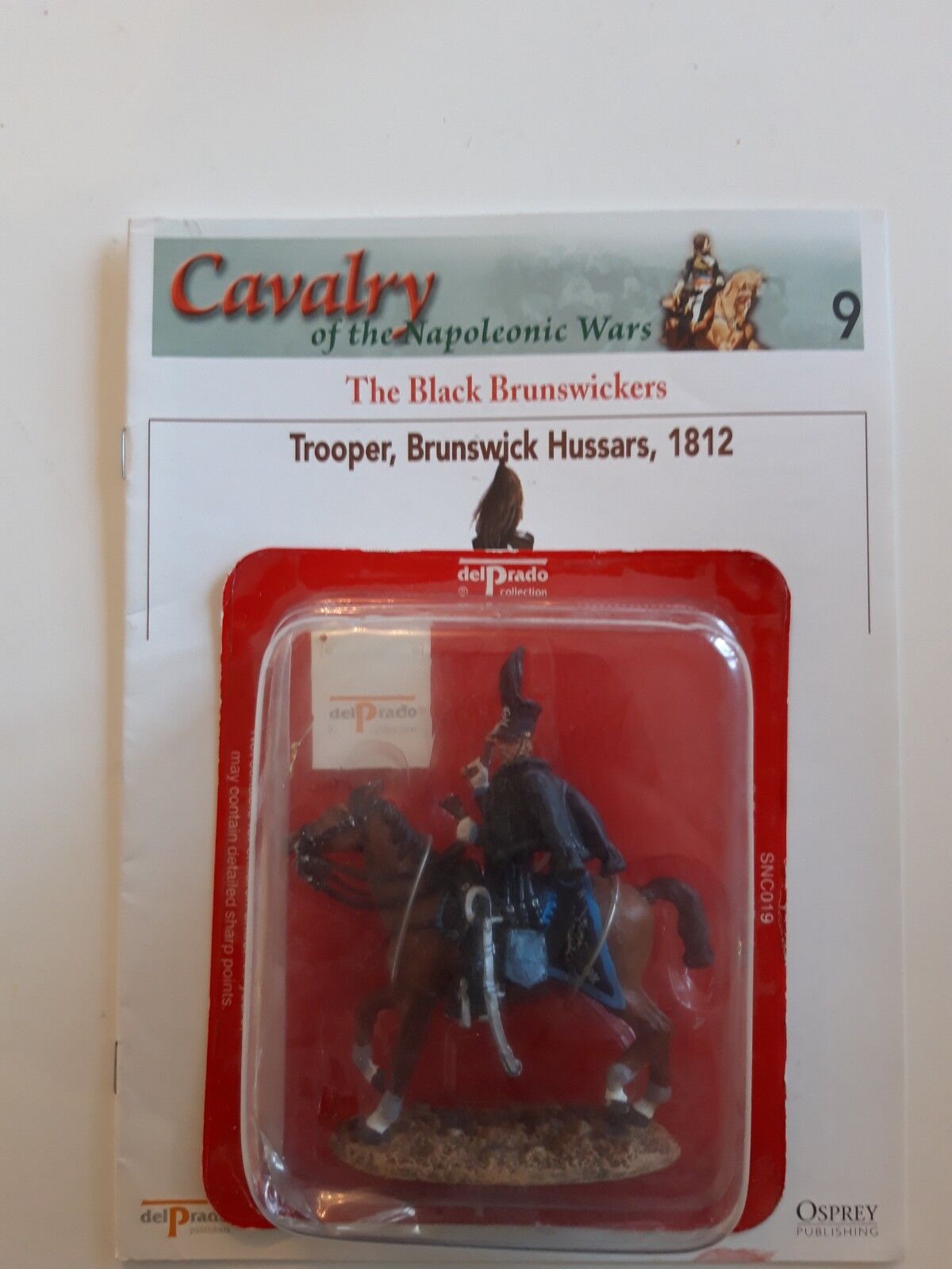 Del prado napoleonic war waterloo 1:32 cavalry german hussars Brunswick 19 9