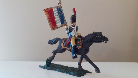 Frontline waterloo Napoleonic french horse grenadiers flag fhg7 boxed 1:32