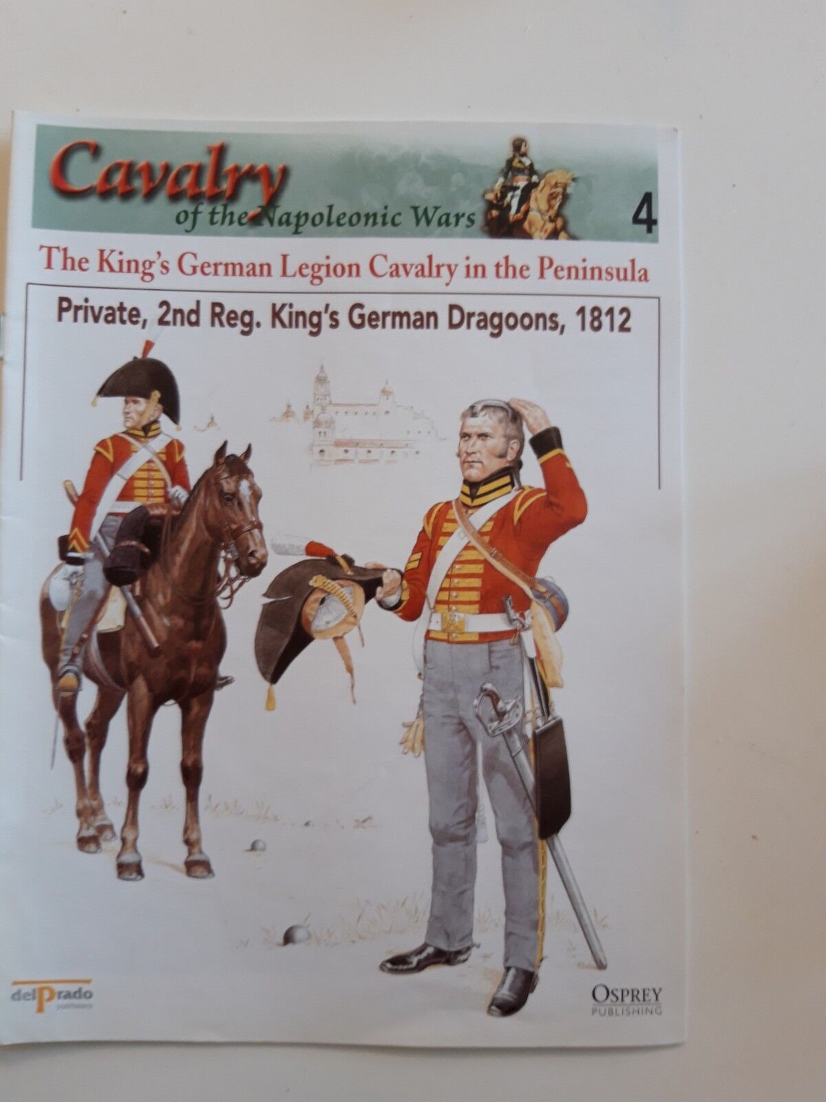 Del prado napoleonic war waterloo 1:32 cavalry british kings german dragoon 14 4