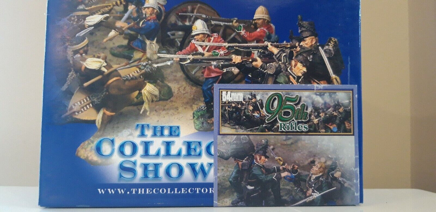 Collectors  showcase waterloo  Napoleonic hougoumont 95th rifles boxed cs00322