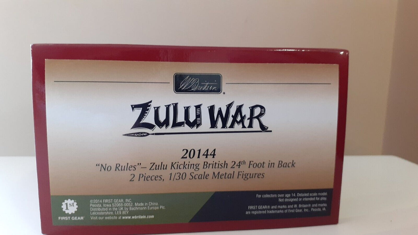 Britains 20144 Zulu wars 24th foot 1:32 metal no rules boxed wdb