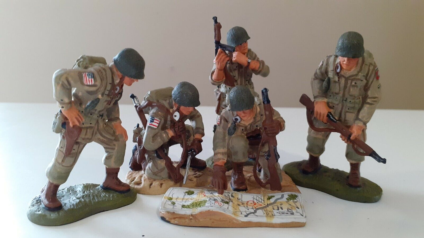 Britains 17461 ww2 505th airborne paras seize the day 2003 d-day 1:32 metal