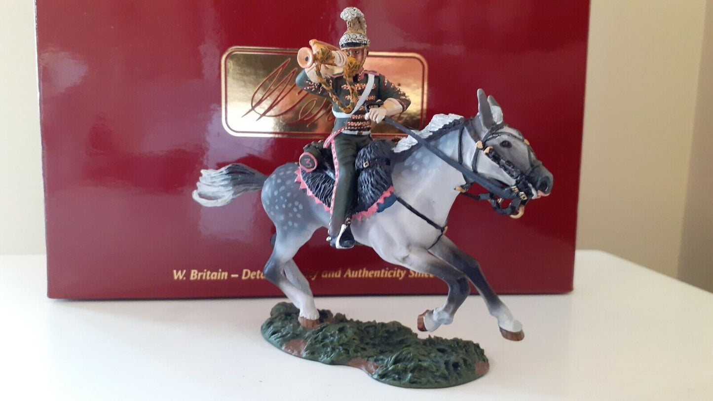 Britains 36072 Napoleonic hougoumont Waterloo French lancers bugler