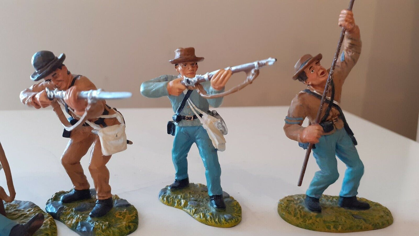 Britains acw confederates 17301 clubs trumps 14th Virginia Gettysburg mib