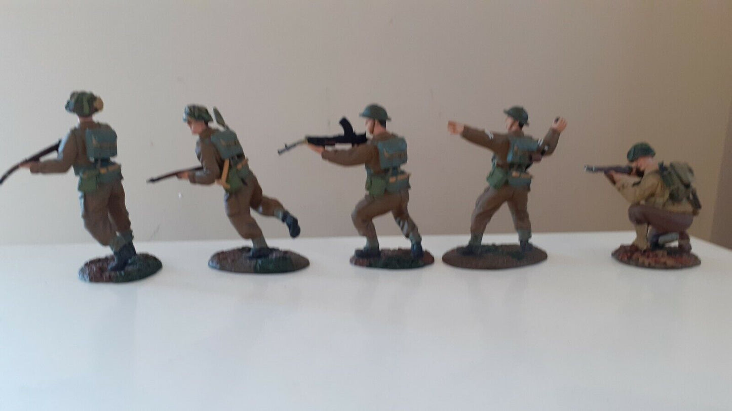 Britains ww2 british Canadian infantry paras Normandy d-day 1:32
