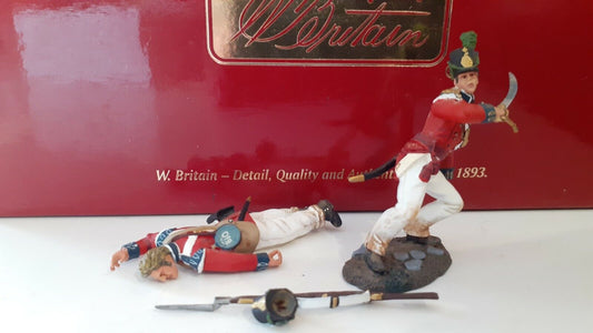 britains 17877 napoleonic hougoumont Waterloo coldstream guards casualty boxed