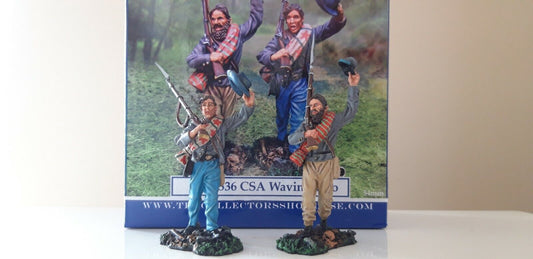 The collectors showcase acw cs00536 Confederate infantry 1:30 metal