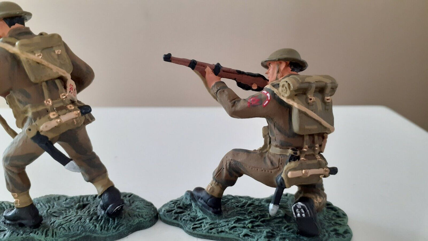 Britains ww1 ww2 British infantry 3rd division 17251 metal boxed