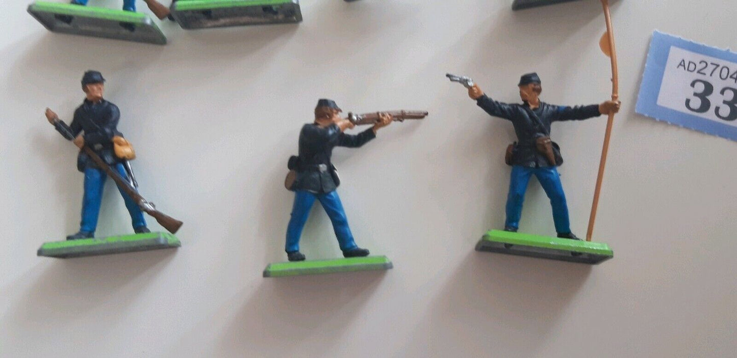 Britains deetail acw wild west union   1970s  1:32  b3