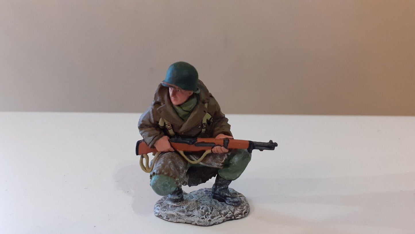 king and country  bba002 ww2 us infantry bastogne bulge 1:30 metal boxed 2004