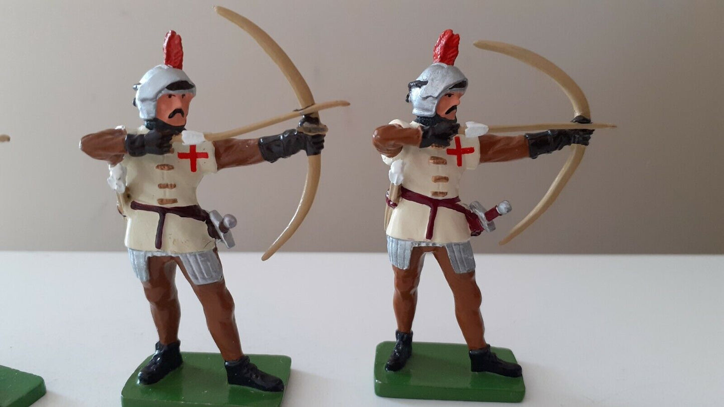 Britains knights agincourt tournament 4 archers no box