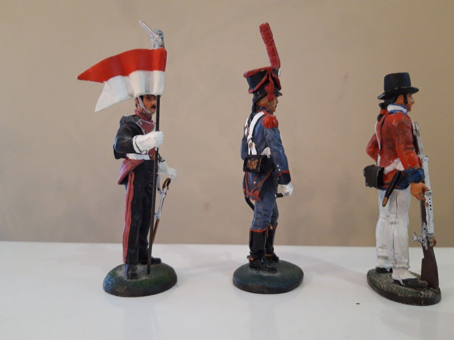 Del prado napoleonic wars waterloo 1:32 french lancers artillery marines  guards