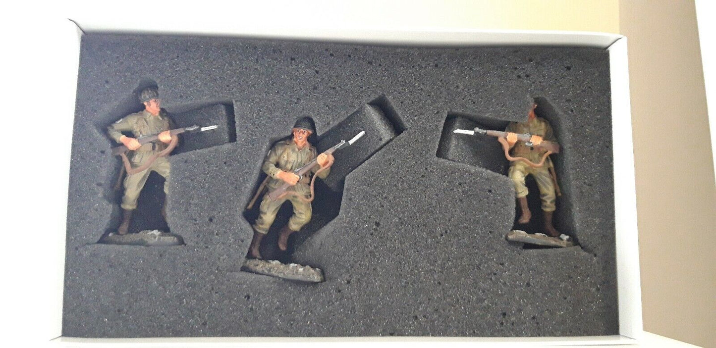 Britains 17596 ww2 101st airborne paras paratroopers arnhem d-day boxed 1:32