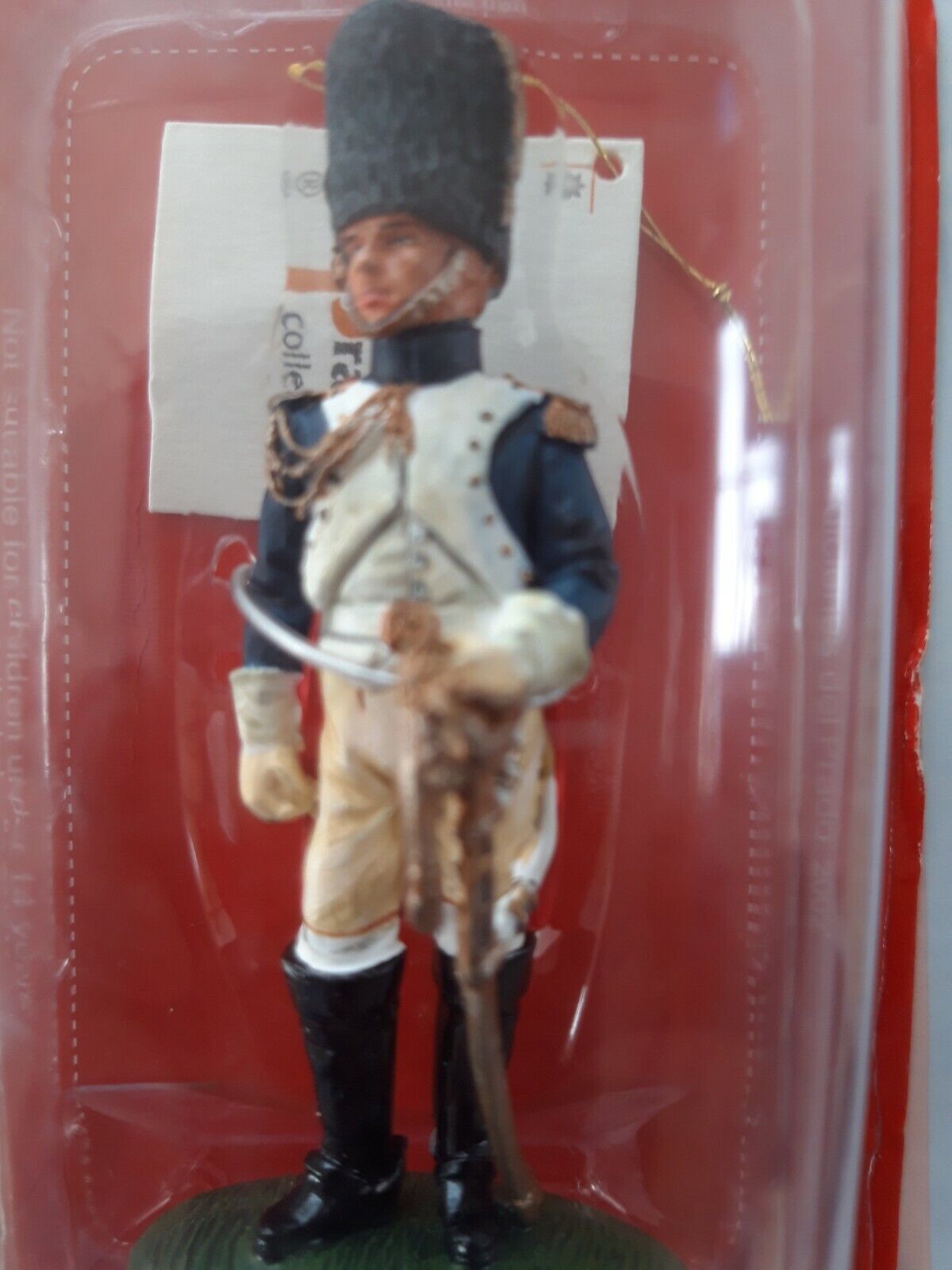 Del prado napoleon at war 37 waterloo 1:30 French grenadiers cheval mib book