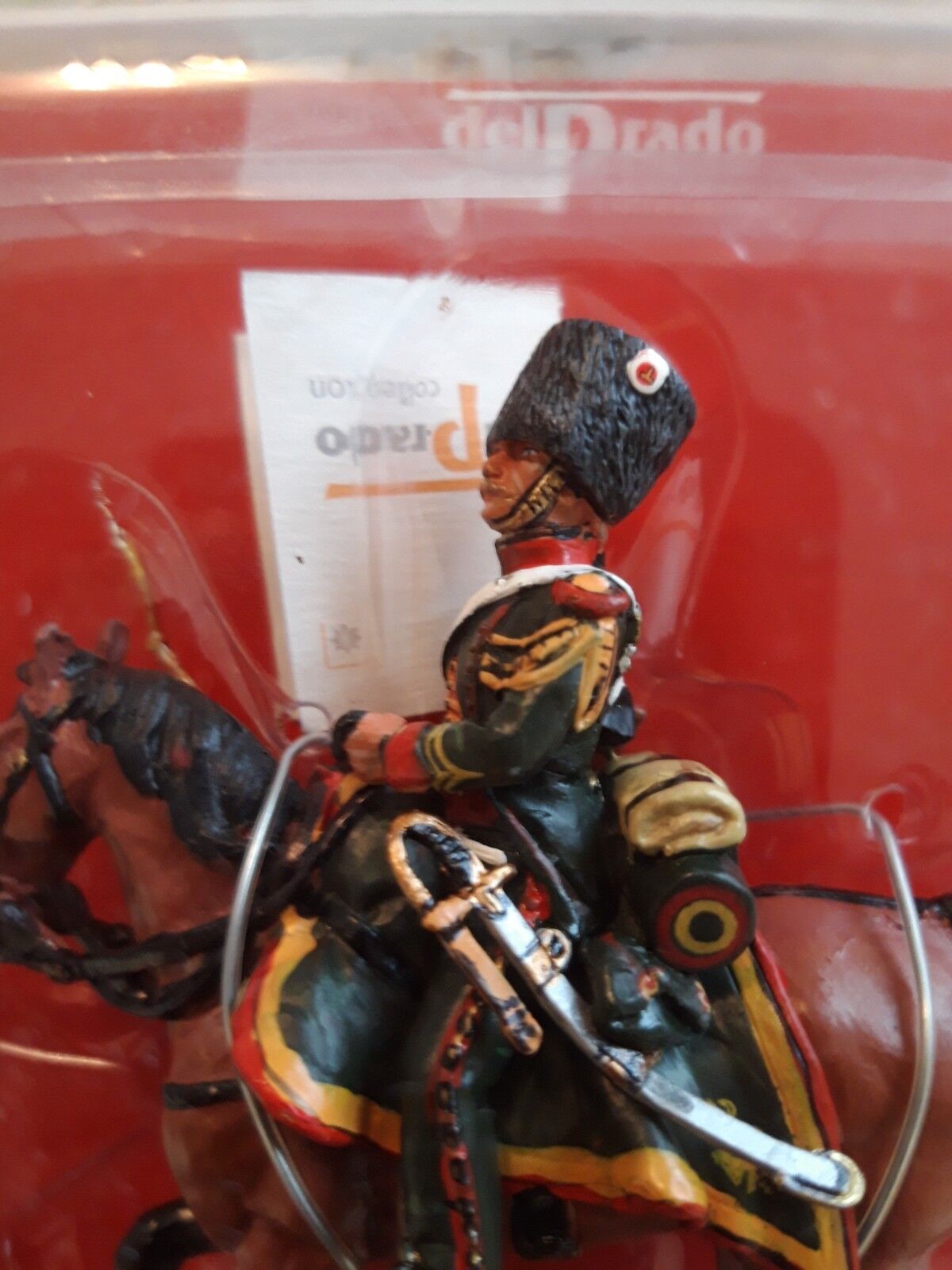 Del prado napoleonic war waterloo 1:32 cavalry french chasseur 42 43