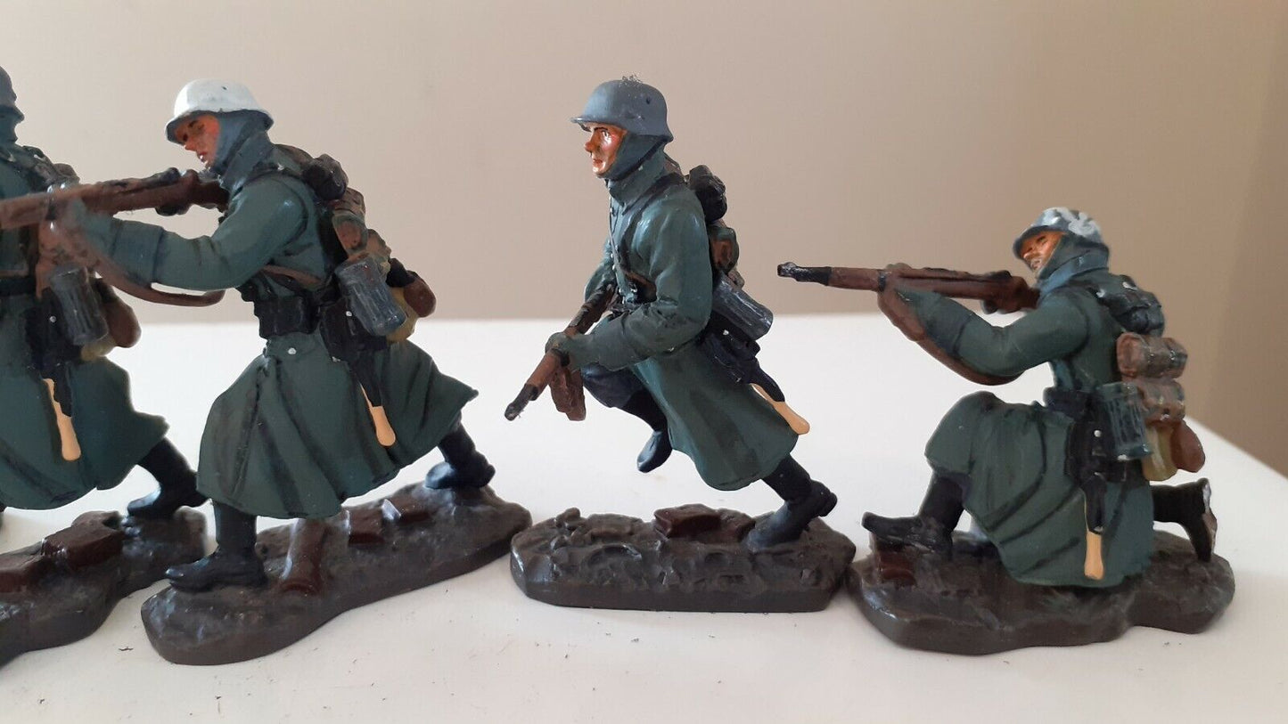 Britains 17601 large german infantry squad ww2 stalingrad 1:32 metal boxed 2005