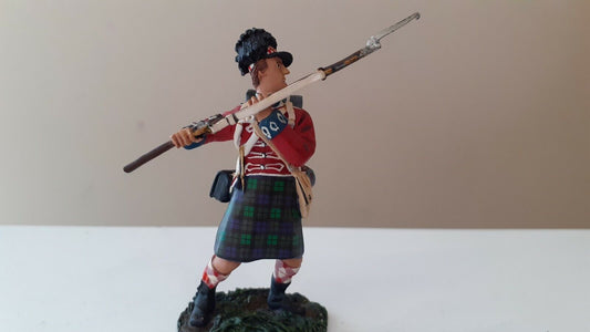 Britains Napoleonic Waterloo black watch 42nd Highlander metal no box wrdrb2