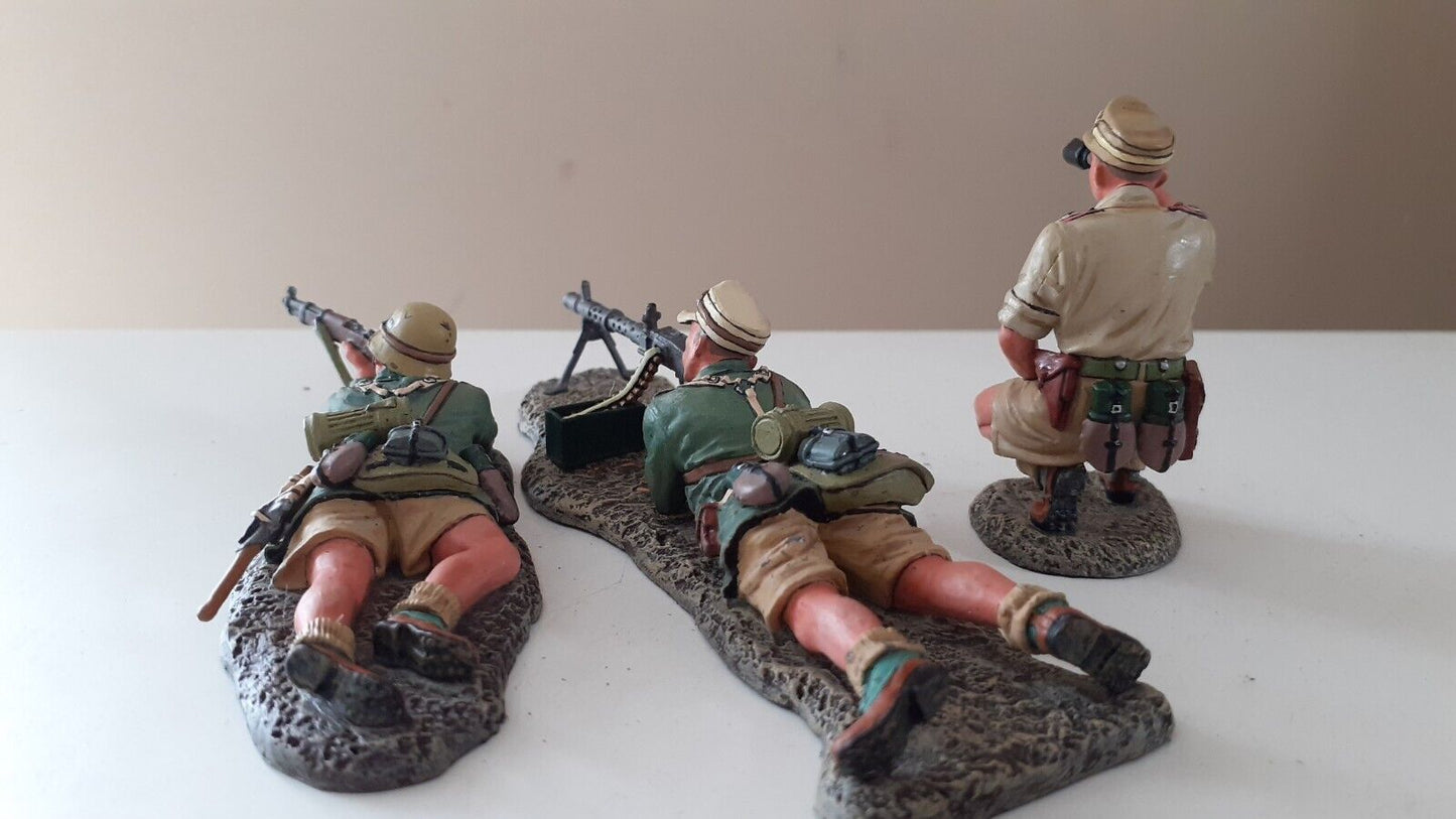 king and country ak55 ak055 ww2 german afrika korps mg42 1:30 metal boxed 2009