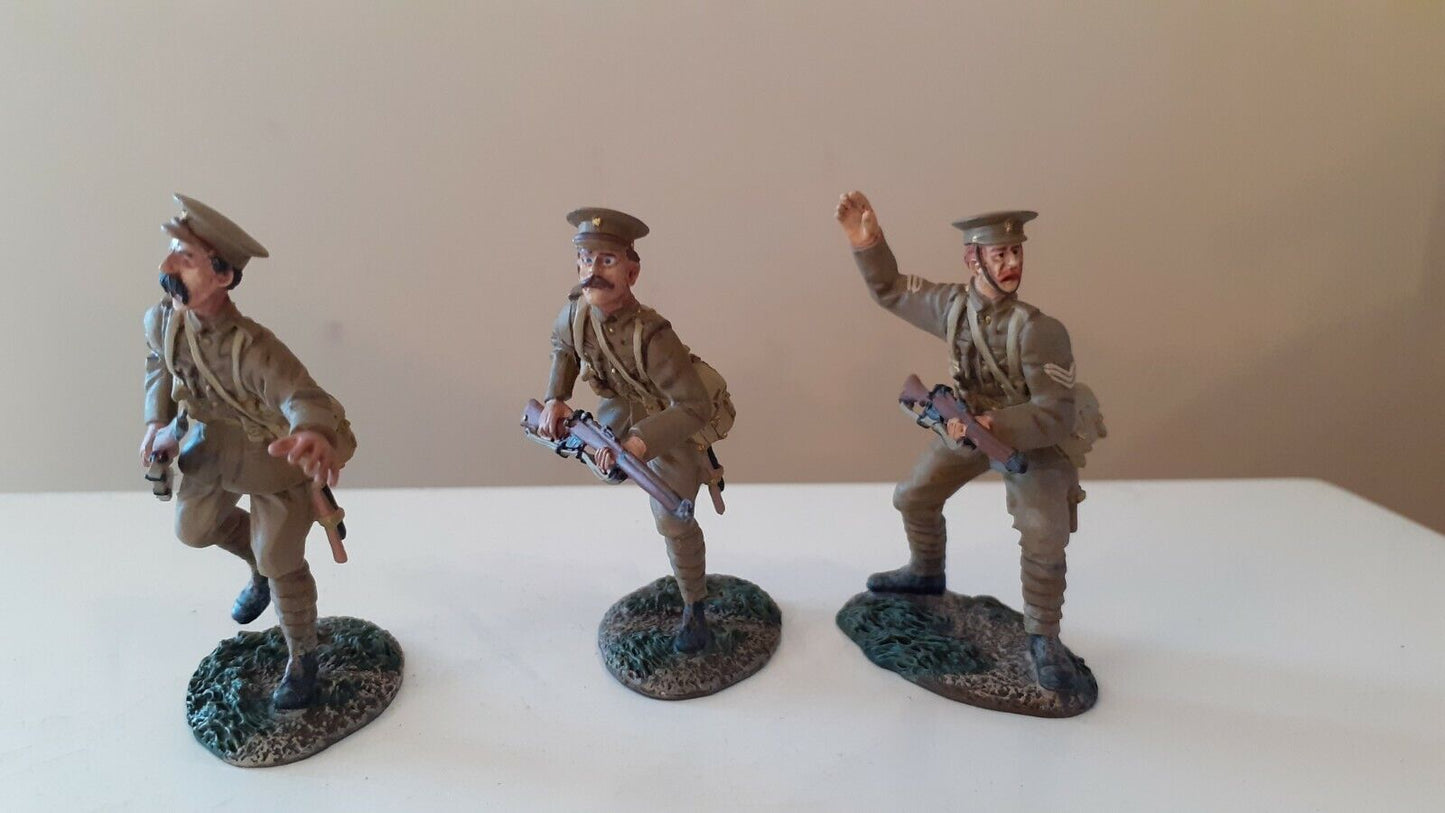 Britains ww1 17807 British infantry mons fusiliers metal boxed