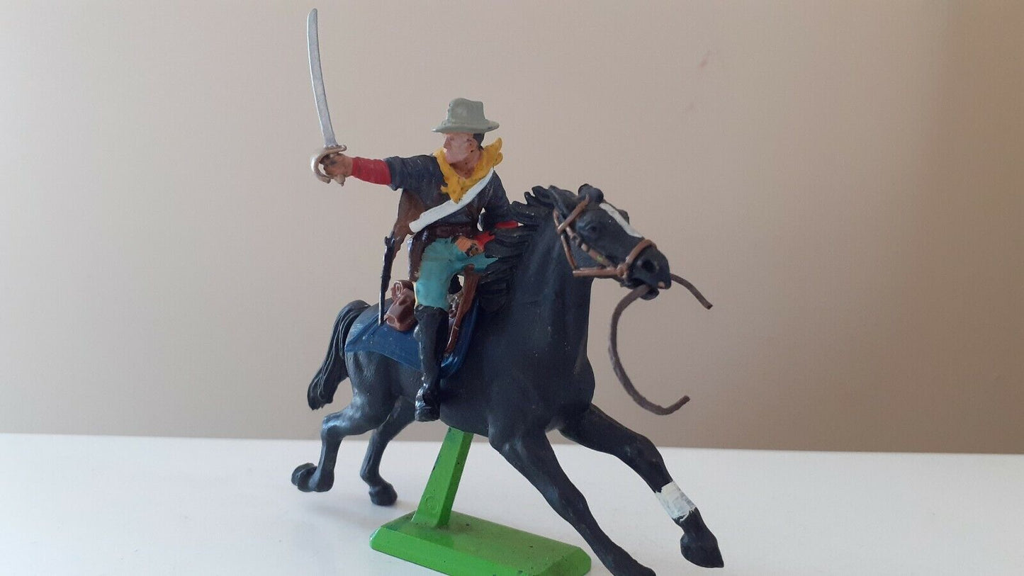 Britains deetail wild west 7th cavalry 1970s 1:32  b1