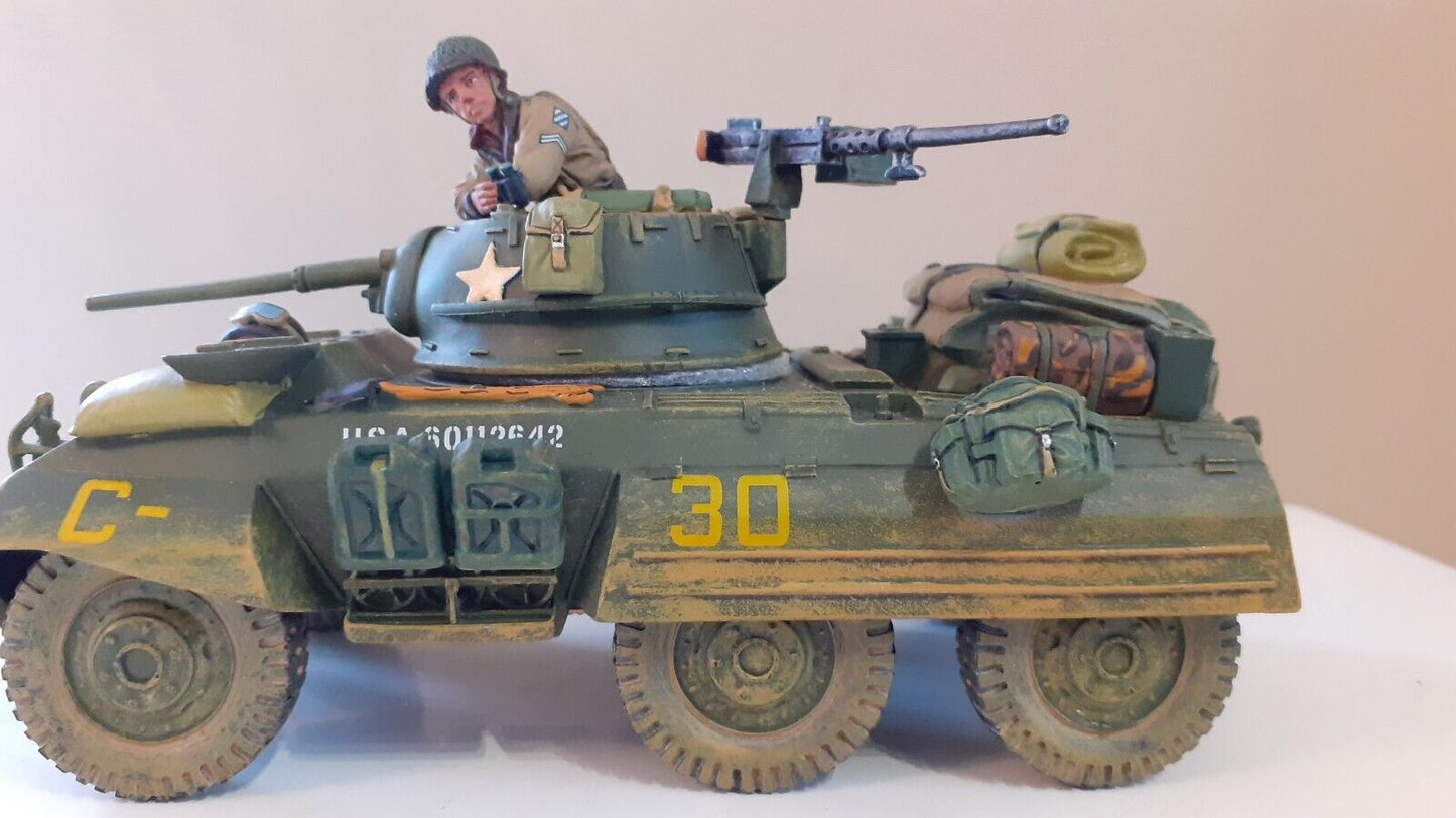 King and country ww2 dd38 dd038 m8 greyhound d-day +3 figs boxed