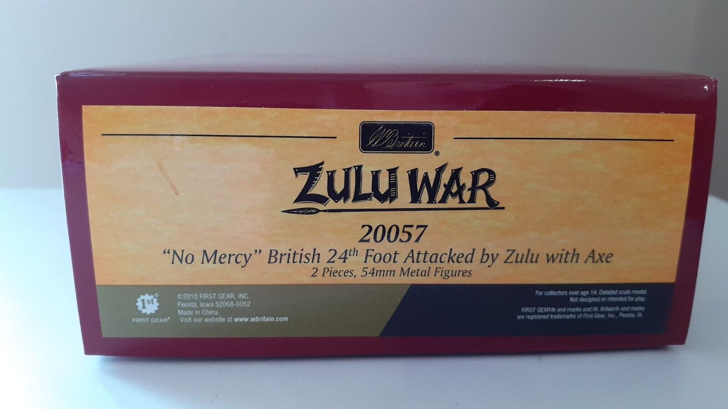 Britains 20057 Zulu wars 24th foot 1:32 metal no mercy limited boxed wdb s3